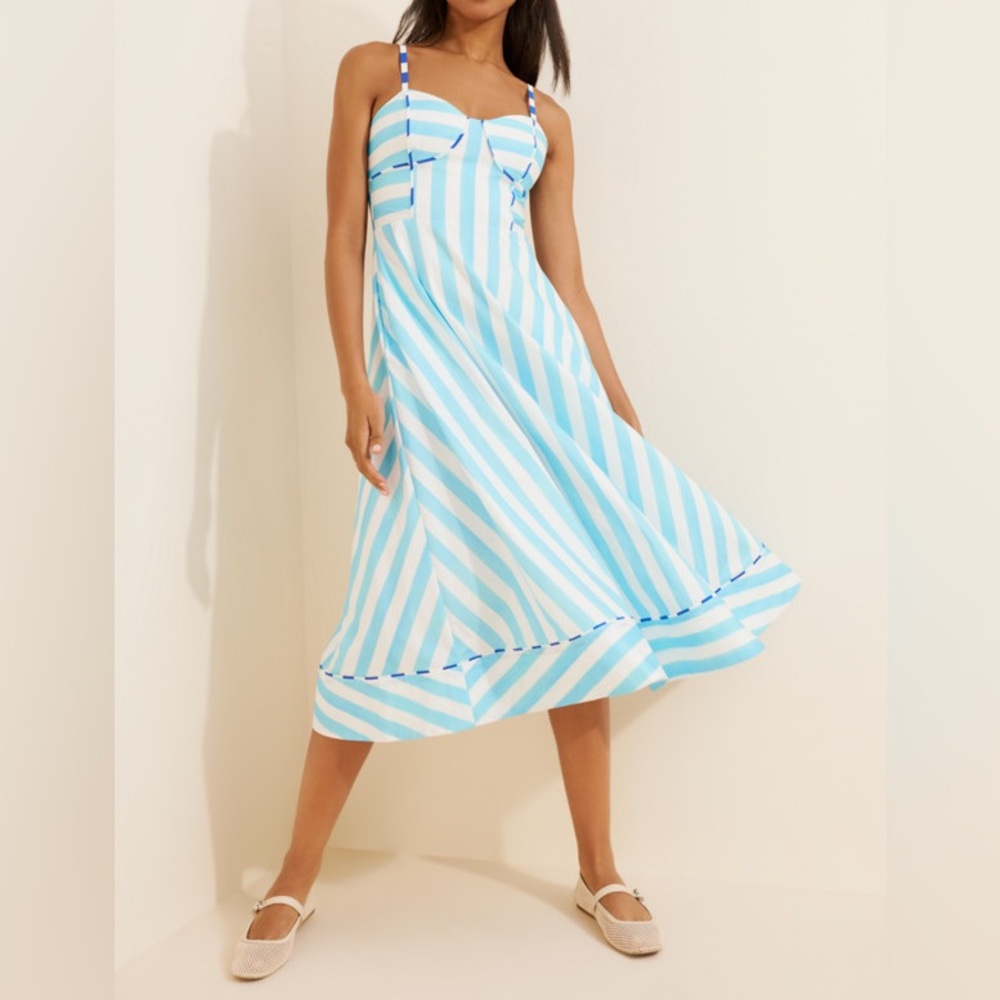 Rachel Antonoff Harper Blue Midi Dress